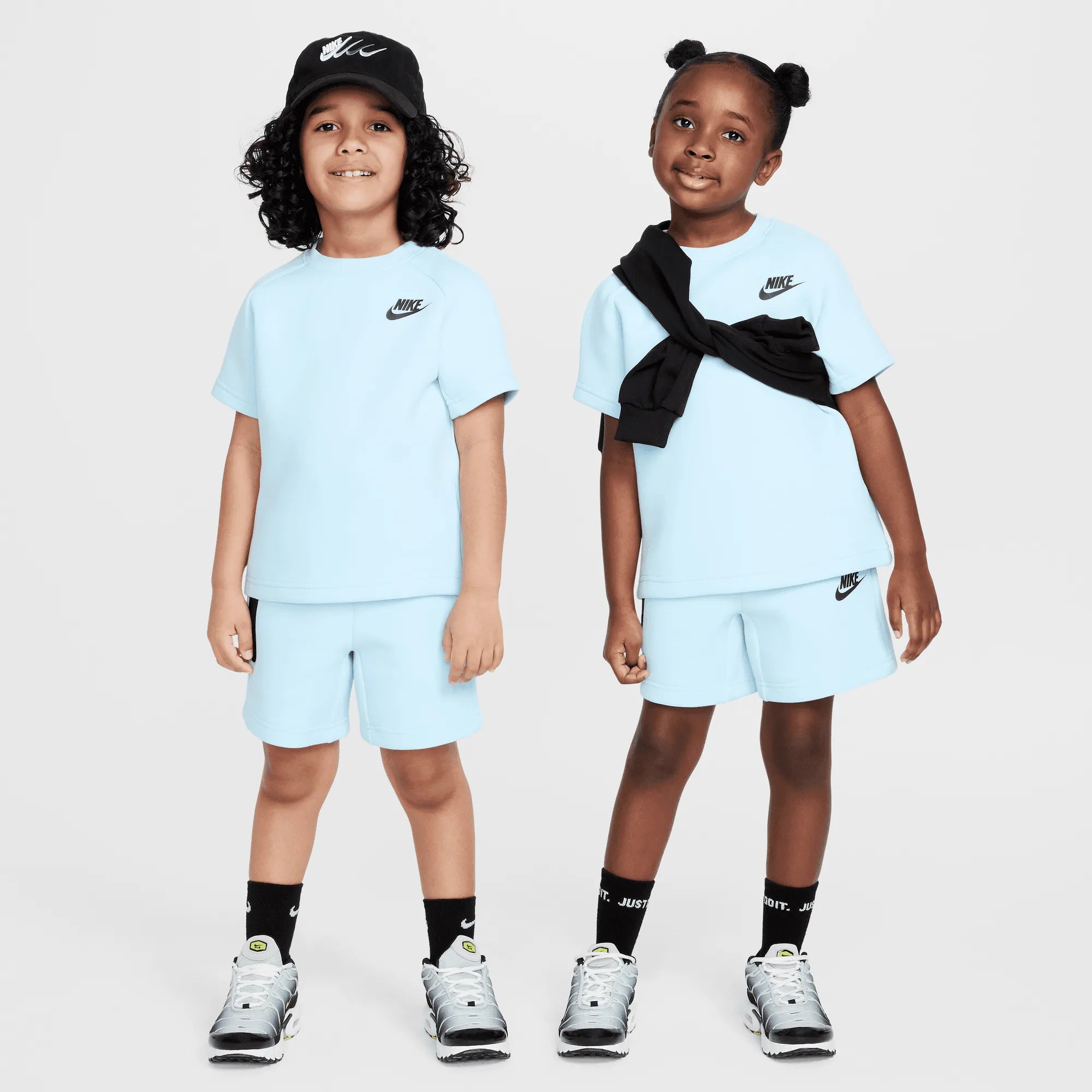 Kid's Sportswear Tech Fleece 2 - Piece Knit Shorts Set Nike - Tops and Bottoms USA