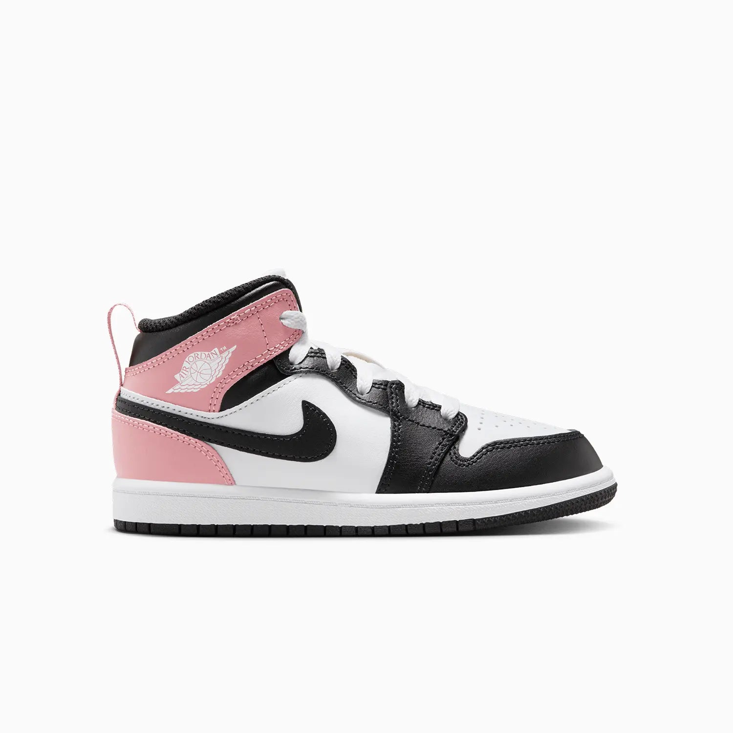 Kid's Air Jordan 1 Mid "Rust Pink Black" Pre - School Jordan - Tops and Bottoms USA