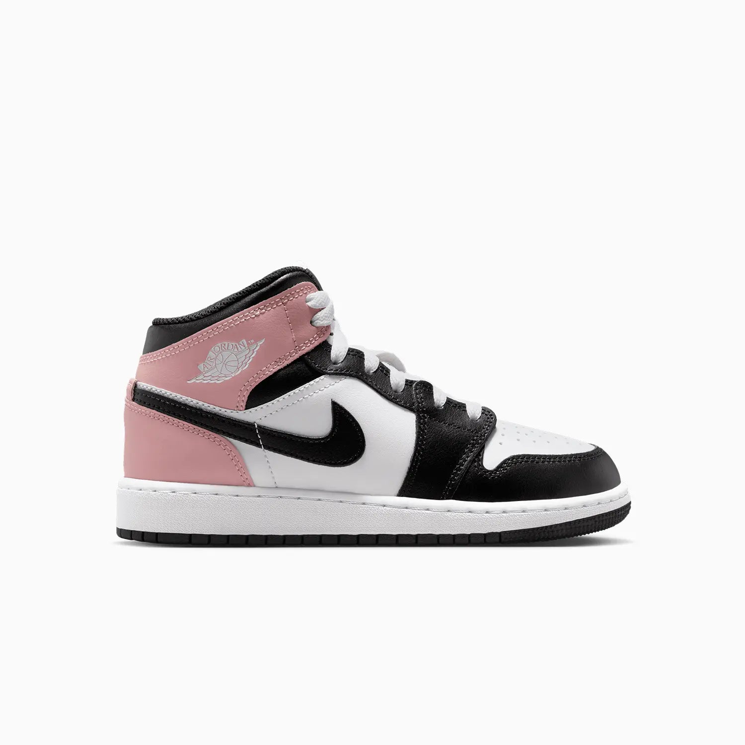 Kid's Air Jordan 1 Mid "White Rust Pink" Grade School Jordan - Tops and Bottoms USA