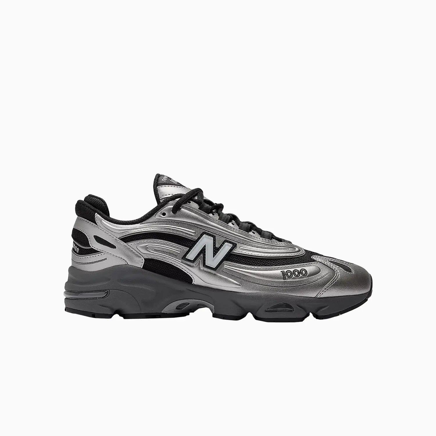 1000 "Black Silver Metallic" New Balance - Tops and Bottoms USA