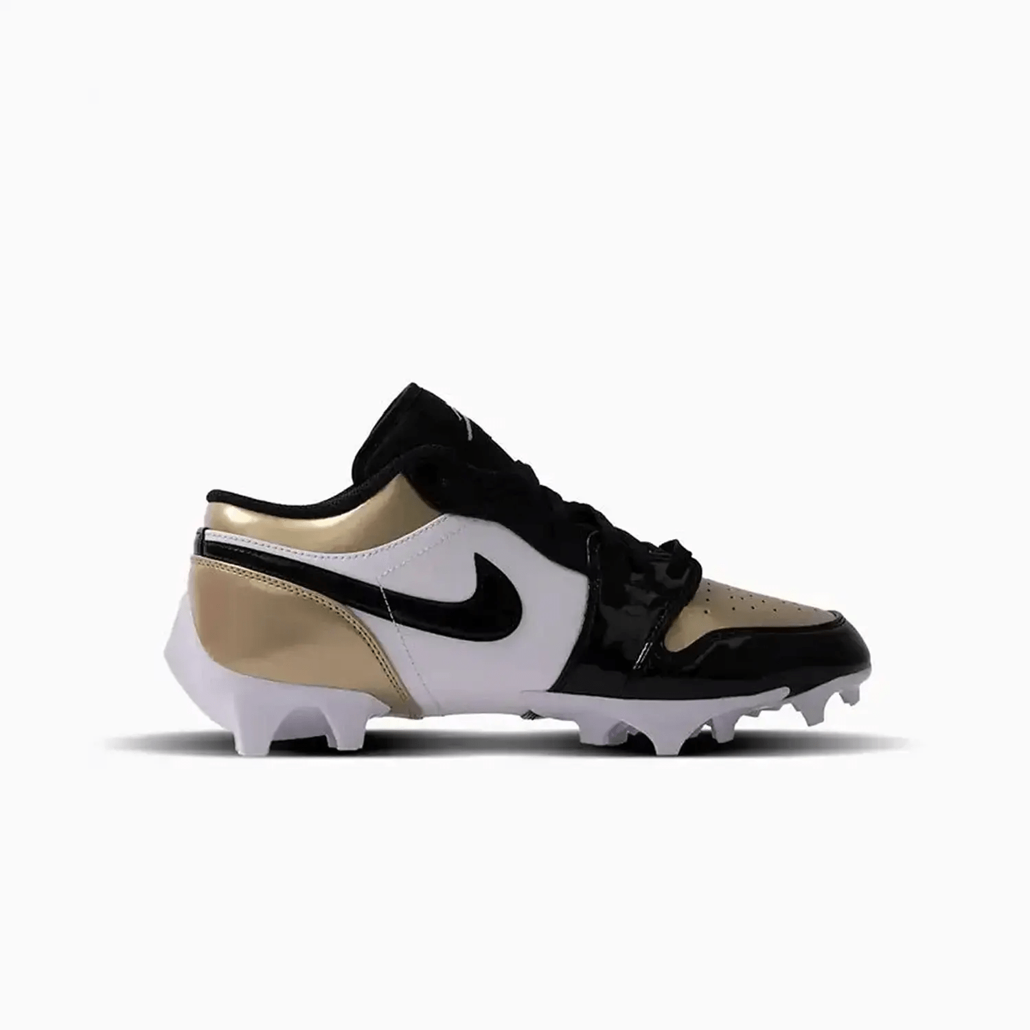 Men's Jordan 1 Low TD Football Cleat "Metallic Gold Black" Jordan - Tops and Bottoms USA